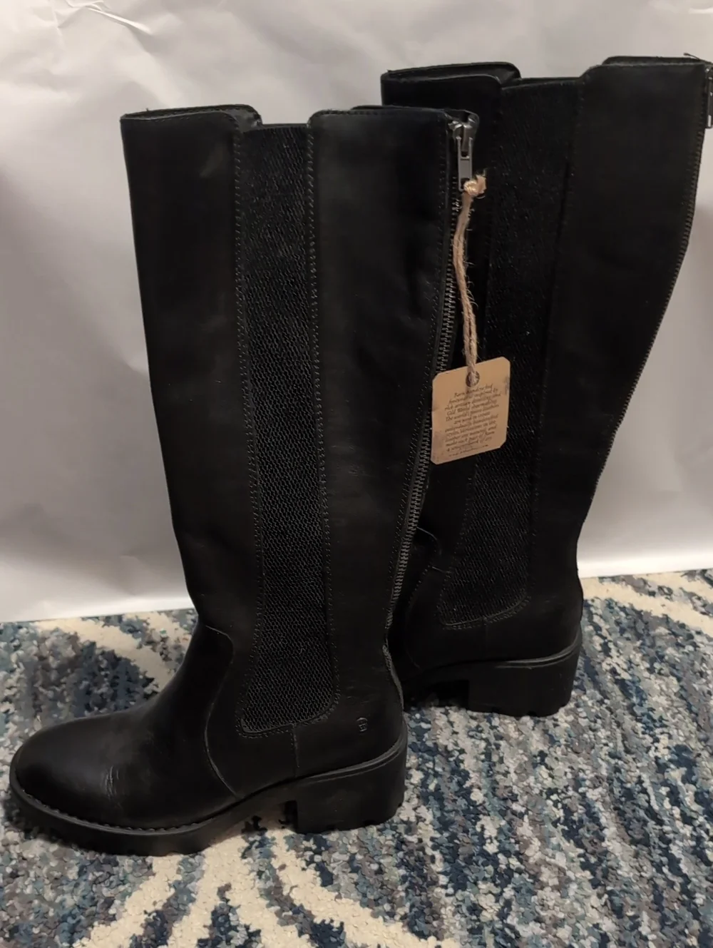 NWT BORN Women's Galdot Black Sz 6